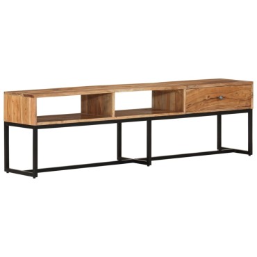 vidaXL Έπιπλο Τηλεόρασης 160x30x45cm από Μασίφ Ξύλο Ακακίας