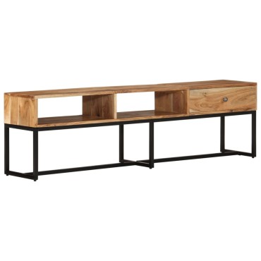 vidaXL Έπιπλο Τηλεόρασης 160x30x45cm από Μασίφ Ξύλο Ακακίας