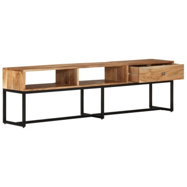 vidaXL Έπιπλο Τηλεόρασης 160x30x45cm από Μασίφ Ξύλο Ακακίας