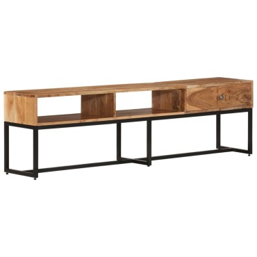 vidaXL Έπιπλο Τηλεόρασης 160x30x45cm από Μασίφ Ξύλο Ακακίας