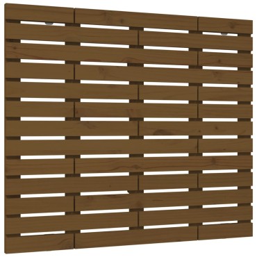 vidaXL Κεφαλάρι Τοίχου Μελί 81x3x91,5cm από Μασίφ Ξύλο Πεύκου 1 τεμ.