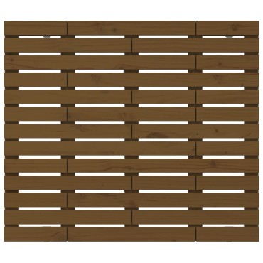 vidaXL Κεφαλάρι Τοίχου Μελί 81x3x91,5cm από Μασίφ Ξύλο Πεύκου 1 τεμ.