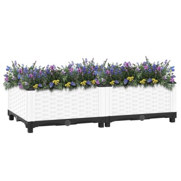 vidaXL Ζαρντινιέρα 80 x 40 x 23 εκ. από Πολυπροπυλένιο