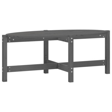 vidaXL Τραπεζάκι Σαλονιού Γκρι 118x63x45cm από Μασίφ Ξύλο Πεύκου 1 τεμ.