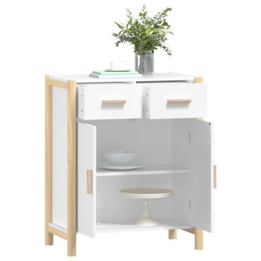 vidaXL Ντουλάπι Λευκό 62x38x75cm από Επεξεργασμένο Ξύλο 1 τεμ.