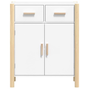 vidaXL Ντουλάπι Λευκό 62x38x75cm από Επεξεργασμένο Ξύλο 1 τεμ.