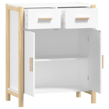 vidaXL Ντουλάπι Λευκό 62x38x75cm από Επεξεργασμένο Ξύλο 1 τεμ.
