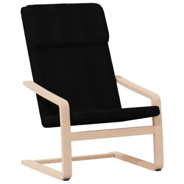 vidaXL Πολυθρόνα Relax Μαύρη Υφασμάτινη 59x82x98cm 1 τεμ.