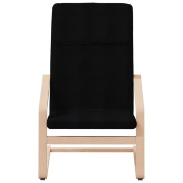 vidaXL Πολυθρόνα Relax Μαύρη Υφασμάτινη 59x82x98cm 1 τεμ.
