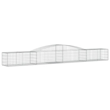 vidaXL Συρματοκιβώτια Τοξωτά 20 τεμ. 400x50x40/60 εκ. Γαλβαν. Ατσάλι