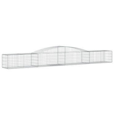 vidaXL Συρματοκιβώτια Τοξωτά 15 τεμ. 400x50x40/60 εκ. Γαλβαν. Ατσάλι