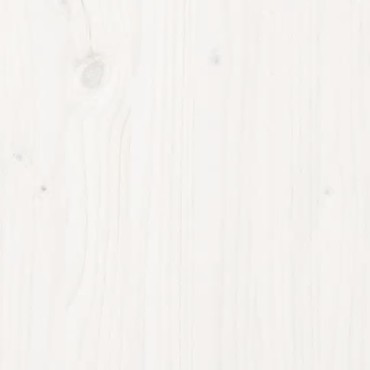 vidaXL Κρεμάστρα Ρούχων Λευκή 100x45x150 εκ. από Μασίφ Ξύλο Πεύκου