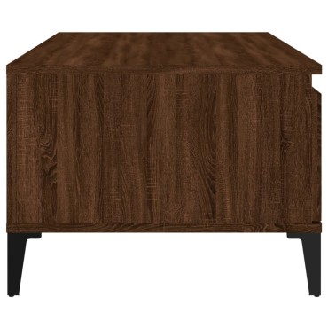 vidaXL Τραπεζάκι Σαλονιού Καφέ Δρυς 90x50x36,5cm Επεξεργασμ. Ξύλο 1 τεμ.