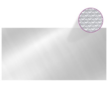 vidaXL Κάλυμμα Πισίνας Ασημί 975 x 488 εκ. από Πολυαιθυλένιο
