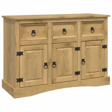 vidaXL Μπουφές Corona 115x43x79,5cm Μασίφ Ξύλο Μεξικάνικου Πεύκου 1 τεμ.