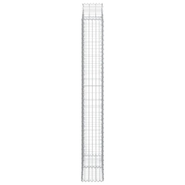 vidaXL Συρματοκιβώτιο Τοξωτό 100x30x220/240εκ. από Γαλβανισμένο Χάλυβα