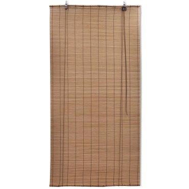 vidaXL Στόρια Σκίασης 2 τεμ. Καφέ 150 x 220 εκ. από Μπαμπού