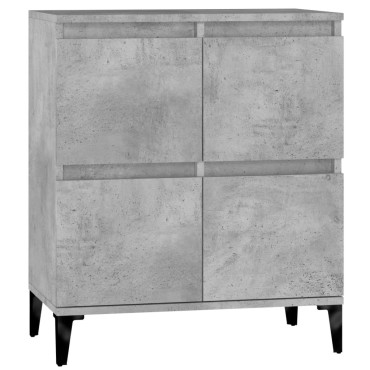 vidaXL Ντουλάπι Γκρι Σκυροδέματος 60x35x70cm Επεξεργασμένο Ξύλο 1 τεμ.
