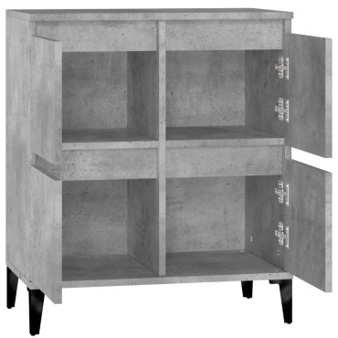 vidaXL Ντουλάπι Γκρι Σκυροδέματος 60x35x70cm Επεξεργασμένο Ξύλο 1 τεμ.