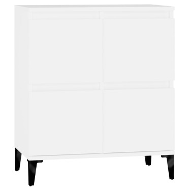 vidaXL Συρταριέρα Λευκή 60x35x70cm από Επεξεργασμένο Ξύλο 1 τεμ.
