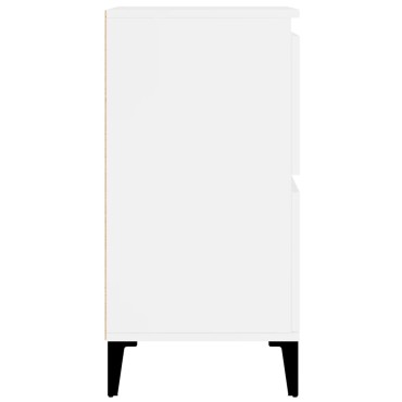 vidaXL Συρταριέρα Λευκή 60x35x70cm από Επεξεργασμένο Ξύλο 1 τεμ.