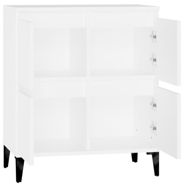 vidaXL Συρταριέρα Λευκή 60x35x70cm από Επεξεργασμένο Ξύλο 1 τεμ.