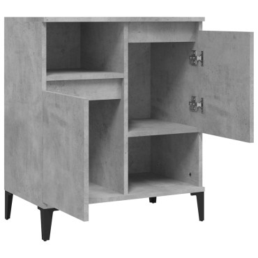 vidaXL Ντουλάπι Γκρι Σκυροδέματος 60x35x70cm Επεξεργασμένο Ξύλο 1 τεμ.