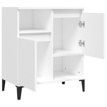 vidaXL Συρταριέρα Λευκή 60x35x70cm από Επεξεργασμένο Ξύλο 1 τεμ.