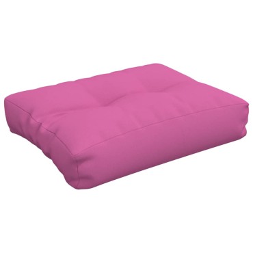 vidaXL Μαξιλάρι Παλέτας Ροζ 50x40x12cm Υφασμάτινο