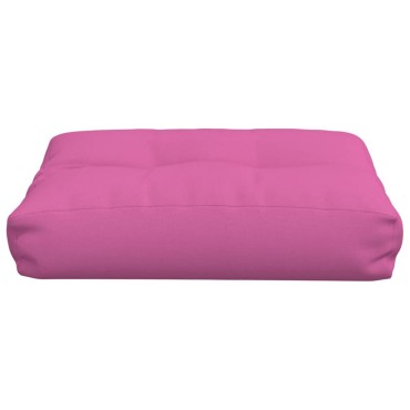 vidaXL Μαξιλάρι Παλέτας Ροζ 50x40x12cm Υφασμάτινο