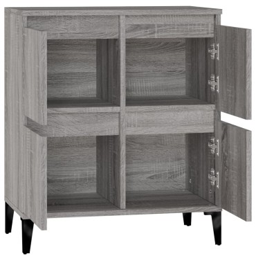 vidaXL Ντουλάπι Γκρι Sonoma 60x35x70cm από Επεξεργασμένο Ξύλο 1 τεμ.