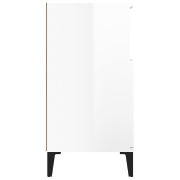 vidaXL Ντουλάπι Γυαλιστερό Λευκό 60x35x70cm από Επεξεργασμένο Ξύλο 1 τεμ.