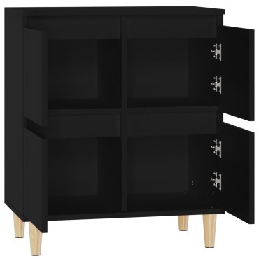vidaXL Ντουλάπι Μαύρο 60x35x70cm από Επεξεργασμένο Ξύλο 1 τεμ.
