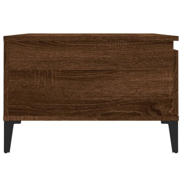 vidaXL Τραπεζάκι Σαλονιού Καφέ Δρυς 55x55x36,5cm Επεξεργασμένο Ξύλο 1 τεμ.