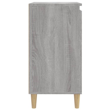 vidaXL Κομοδίνο Γκρι Sonoma 40x35x70cm από Επεξεργασμένο Ξύλο 1 τεμ.