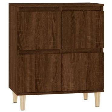 vidaXL Μπουφές Καφέ Δρυς 60x35x70cm από Επεξεργασμένο Ξύλο 1 τεμ.