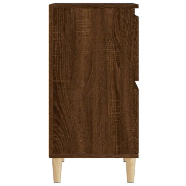 vidaXL Μπουφές Καφέ Δρυς 60x35x70cm από Επεξεργασμένο Ξύλο 1 τεμ.
