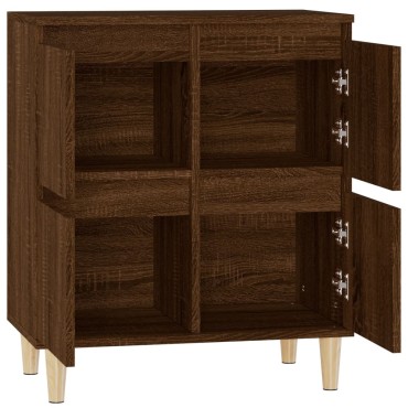 vidaXL Μπουφές Καφέ Δρυς 60x35x70cm από Επεξεργασμένο Ξύλο 1 τεμ.
