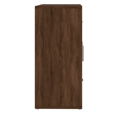 vidaXL Μπουφές Καφέ Δρυς 91x29,5x65cm από Επεξεργασμένο Ξύλο 1 τεμ.
