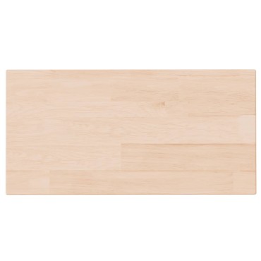 vidaXL Ράφι 40x20x1,5cm από Ακατέργαστο Μασίφ Ξύλο Δρυός 1 τεμ.