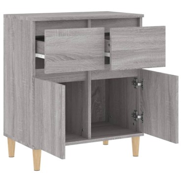 vidaXL Ντουλάπι Γκρι Sonoma 60x35x70cm από Επεξεργασμένο Ξύλο 1 τεμ.