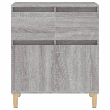 vidaXL Ντουλάπι Γκρι Sonoma 60x35x70cm από Επεξεργασμένο Ξύλο 1 τεμ.
