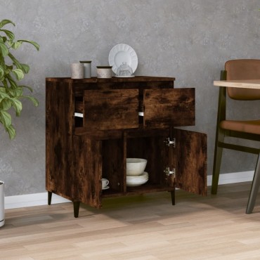 vidaXL Ντουλάπι Καπνιστή Δρυς 60x35x70cm από Επεξεργασμένο Ξύλο 1 τεμ.