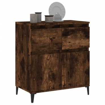 vidaXL Ντουλάπι Καπνιστή Δρυς 60x35x70cm από Επεξεργασμένο Ξύλο 1 τεμ.