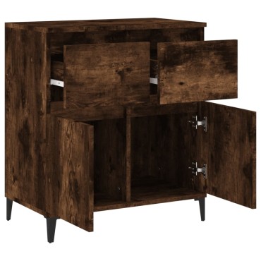 vidaXL Ντουλάπι Καπνιστή Δρυς 60x35x70cm από Επεξεργασμένο Ξύλο 1 τεμ.