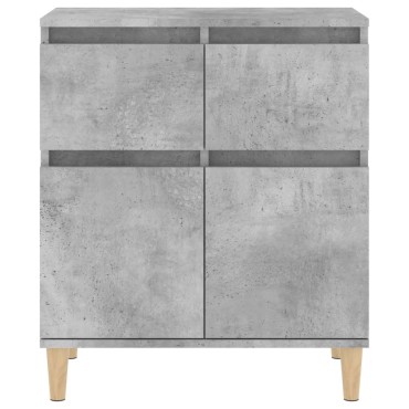 vidaXL Ντουλάπι Γκρι Σκυροδέματος 60x35x70cm Επεξεργασμένο Ξύλο 1 τεμ.