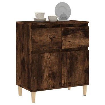 vidaXL Ντουλάπι Καπνιστή Δρυς 60x35x70cm από Επεξεργασμένο Ξύλο 1 τεμ.
