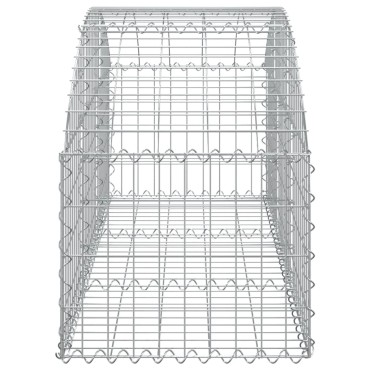 vidaXL Συρματοκιβώτιο Τοξωτό 150x50x40/60εκ. από Γαλβανισμένο Χάλυβα
