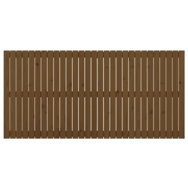 vidaXL Κεφαλάρι Τοίχου Μελί 185x3x90cm από Μασίφ Ξύλο Πεύκου 1 τεμ.