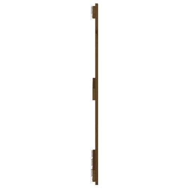 vidaXL Κεφαλάρι Τοίχου Μελί 185x3x90cm από Μασίφ Ξύλο Πεύκου 1 τεμ.